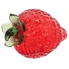 Party Decoration Strawberry Figurin Crystal Fruit Home Office Decor