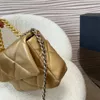 Klasyczna klapka łańcucha torba na ramię jasny wzór designerski łańcuch torby posłańca kolorowe lśniące torby krzyżowe Wysokiej jakości torebka Diamentowa torebka kratowa