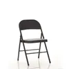 Camp Furniture Steel Folding Chair (4 Pack) Black