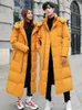 Parkas pour hommes hommes femmes veste d'hiver épais hiver chaud long 90% duvet de canard blanc manteaux à capuche noir rouge femme Parkas 5XL 231215
