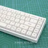 Mice 1 Set Milk Theme Key Caps for Mx Switch Mechanical Keyboard Pbt Dye Subbed Bee Japanese Minimalist White Keycaps Xda