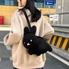 Sevimli Tavşan Peluş Çanta Omuz Karikatür Tavşan Bebek Messenger Kawaii Anime Crossbody Girls için Günlük Moda Çantası 240110
