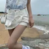 2023 American New Retro Sweet Hot Girl Dames Y2K Trend Street Hip Hop High Taille A Word Summer Denim Rok