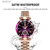 Relógios femininos poedagar romântico cristal senhoras relógios topo marca diamante à prova dwaterproof água relógio feminino luxo aço inoxidável relógios femininos rosa goldl231216