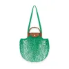 designer straw weekender bag weave vacation womens mens purse Luxury Underarm Bag handbag Basket cross body shoulder transparent net Bags
