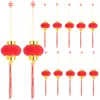 Tuindecoraties 30 stuks kleine lantaarndecors bonsailantaarns buiten decoratieve hangende hangers Chinese feestelijke bruiloft