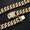 Hundhalsar Diamond Collor Armband Chain Collar Secure Buckle Pet Halsbandsmycken Dekorerade för små medelstora stora förnödenheter
