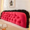 CushionDecorative Pillow Rectangular Tatami Headboard Pink Bed Sleeping Neck Body Bedside Cushion Large Backrest Support Bolster 231216