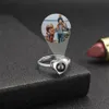 Fedi nuziali Anelli Po personalizzati in argento sterling 925 per donne Coppia uomo Anello con ciondolo a cuore Semplici regali per feste alla moda Accessori pregiati 231215