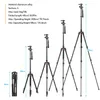 Tillbehör Andoer 2in1 Tripod Monopod Stand 5 kg Load Aluminium Eloy 360 ° Roterabel Boll Head med bärväska för kameror smartphones