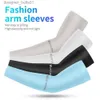 Sleevelet Bras Sleeves Anti-UV UPF50 + Ice Silk Cycling Bras Sleeves Respirant Sunscreen Sleeve Unisexe pour VTT Vélos de Route Fitness Cyclisme Sports de Plein AirL231216