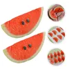 Party Decoration Simulated Watermelon Slices Artificial Fruit Decor Fake Models Prop Birthday For Girl