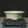 Planters Pots Creative Purple Sand Flower Pot Glazed Ceramic Bonsai Small Japanese Succulent Home Decoration LE659 231215