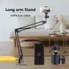 Accessoires Cool Dier Nieuwe telefooncamera Statief Tabel Standset Fotografie Verstelbaar met telefoonhouder voor Nikon voor LED -ringlicht