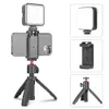 アクセサリーカメラライト拡張三脚撮影スティック薄暗いLEDビデオRGB Bluetooth Vlog Tripod Kit YouTubeライブカンファレンスライトキット