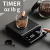 Outils de mesure, chargeur USB, balance à café de cuisine avec minuterie LED numérique ozIbg électronique pour aliments ménagers 231215