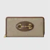 621889 Zipper Round Long Standard Wallet Women Iorsebit 1955 Grands portefeuilles classiques SPECHER SCHET