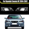 Auto Head Lamp Light Case for Hyundai Sonata NF 2004-2007 Car Headlight Lens Cover Lampshade Glass Lampcover Caps Headlamp Shell