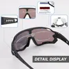 Eyewears Men/Women PhotoChromic 1 Lens Cycling Solglasögon Utomhus Sportcykel Cycling Eyewear Cycling Glasögon Cykel Vandring Fiske MTB