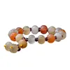 Charm Bracelets Natural Gold Thread Hand Chain White Jade Bodhi Multi Treasure Pumpkin Buddha Female Bracelet As a Valentine's Day Good Luck 231215