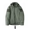 Stones Island Men's Charge Coat 23ss New Stone Cross Compass Sleeve Badge Men's Functional Windproof Jacket 656 292