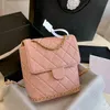 العلامة التجارية الفاخرة المصممة على ظهر الظهر مصممة ذهبية Crossbody أكياس 23 كيلو نساء توفو حقيبة جلدية أجهزة أجهزة خمر حقيبة اليد المعدنية