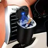 Modna popielniczka samochodowa z lekką metalową podszewką z światłem LED jeden klucz do otwarcia popielniczki popielniczki