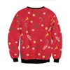 Erkek Sweaters Erkek Kadın Çirkin Noel Kazak Komik Kusursuz Külot Ren Geyiği Doruk Tacky Noel Jumpers Üstler Çift Tatil Partisi Noel Sweatshirt 231215