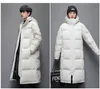 Herren-Daunenparkas, koreanische Version, Herren-Daunenjacke über dem Knie, verdickter langer Entenmantel, für Paare, warm, für den Winter, Liebhaberkleidung, Damen 231215