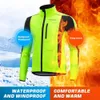 Cykeljackor Windbreaker Thermal Cycling Jacket Män Kvinnor Winter Bicycle Clothing Road Reflective Bike Jacket Leverans från Spanien 231216