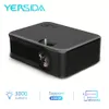 プロジェクターYersida A30Cポータブルミニプロジェクターホームレーザーシアタースマートテレビサポート1080p WiFi同期モバイルLED 231215