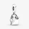 100% 925 Sterling Silver Shopping Bag Dangle Charms Fit Original European Charm Bracelet Fashion Women Wedding Engagement Jewelry 306I
