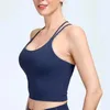 set XHERR Double sangle entrecroisée dos soutien-gorge de sport pour femmes athlétique gymnase Fitness haut court été entraînement course soutiens-gorge 2022