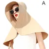 Береты, летняя солнцезащитная шляпа, женский солнцезащитный козырек от ультрафиолета, солнцезащитный козырек для езды на велосипеде, шаль, закрывающая лицо, рыбак 56-58 см