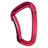 Carabiners 2/5PCS 24KNベントゲート屋外登山クライミングカラビナーマウンテリングラペリングレスキューケービングアルミニウム231215