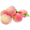 Party Decoration 6 PCS Artificial Fruit Peach Foams Store Model Modeller Little Mini Decor Fake Prop Children Toys