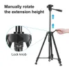 Holders DRECURN 140 cm Camera Tripod Professional Aluminum Phone Holder Stand Tripods For Sport Video Camera Stabilizer Dslr Monopod