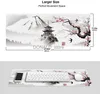 Muismatten Polssteunen Muismat Cherry Blossom Aangepaste computer Nieuw tafelkussen Kantoorlaptop Natuurlijk rubber Zachte muismat Japanse pagode en kersenbl J231215