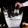 Tabletop Wine Racks Transparent Ice Cube Storage Bucket Beer Win Bar Container Champagne Can Chiller 231216