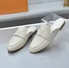 Capri öppen rygg loafer designer klänningskor platt mule loafer kvinnor plattform mules toppkvalitet lyx loafers sko