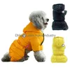 Designer hondenkleding Winterkleding Waterdicht Winddicht Hondenjassen Warme fleece gevoerd Koud weer Huisdier sneeuwpak voor Chihuahua Poedels Dhmtb