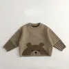 16234 Nuovo Autunno Inverno Bambini Cartoon Panda Cat Bear Pullover Maglione lavorato a maglia Bambini Manica lunga O-Collo Maglieria Maglioni Per Ragazzi Ragazze