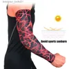 Sleevelet Arm Sleeves BraceTop 1 PC Kompression Sport Arm Sleeve Basketball Radfahren Arm Wärmer Laufen Tennis UV Sonnenschutz Volleyball Bands menL231216