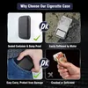 Étui porte-Cigarette réutilisable, accessoires pour 10 Cigarettes King Size 84mm pour hommes, meilleur cadeau d'anniversaire