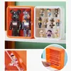 Storage Boxes Bins Blind Box Wall Mounted Showcase Acrylic Japanese Anime Garage Kit DIY Removable Dustproof Figures Display Case 231216