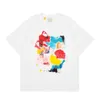 GAL LAVIN MÄNS DESIGNER T-shirt Casual Herr- och kvinnors T-shirt handritade gatan Skalle Loss Loose Short Sleeved Round Neck Clothing