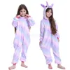 Pyjamas Kinder Dinosaurier Kigurumi Cartoon Baby Jungen Nachtwäsche Tier Panda Einhorn Overalls Mädchen Pijama Kinder Onesie 231215