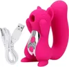 Sex Toys Dual Pleasure Squirrel Vibrator Air-Puls Clitoral Stimulator, Clitoral Sucking Sex Products