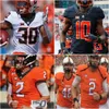 Aangepaste Ollie Gordon II Oklahoma Bryce Drummond State Cowboys 21 Barry Sanders College voetbalshirts gestikt Talyn Shettron Trey Rucker Rashod Owens Shettron