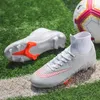 Sapatos de segurança homens sapatos de futebol tf/fg botas de futebol de tornozelo alto masculino adolescentes adulto chuteiras treinamento de grama tênis 35-45 231216